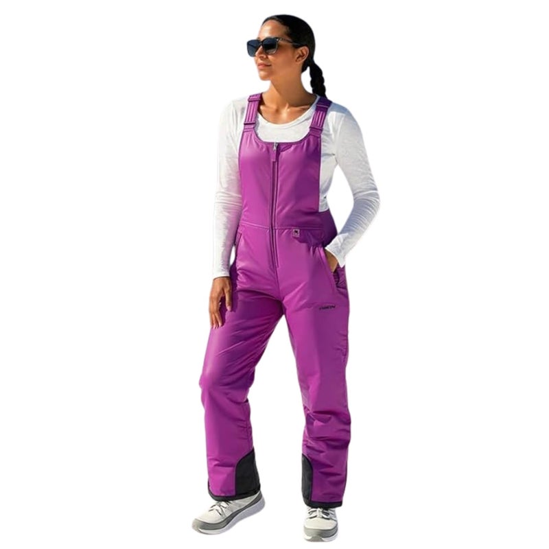 Arctix Women's Essential Insulated Bib Overalls, Amethyst, Small Short - Image 1